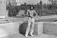Writer Vladimir Sorokin. From the series "Love me, love my umbrella". 1984